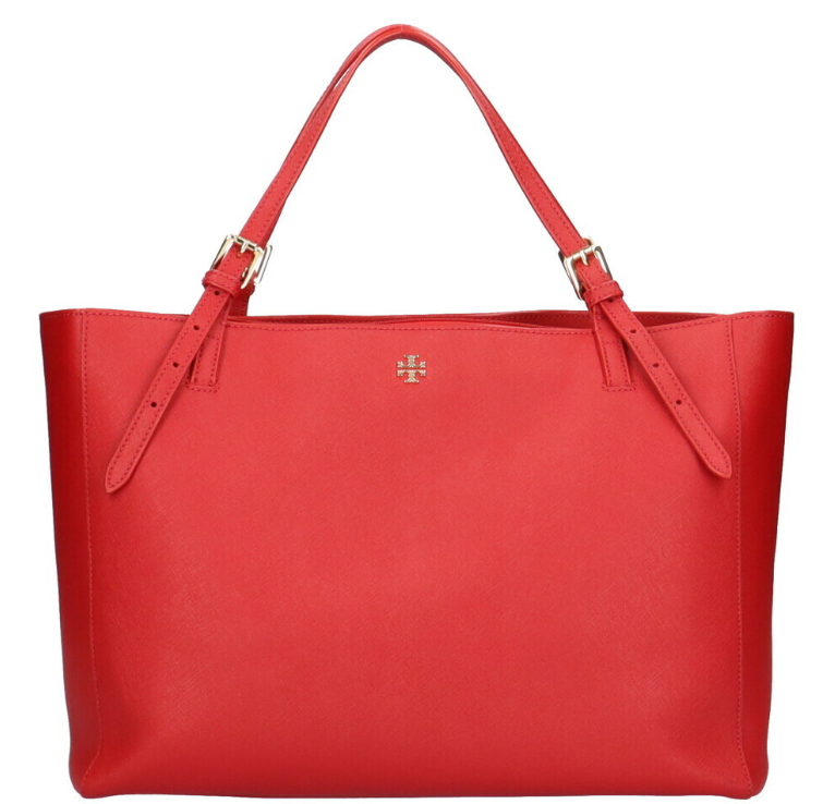 vintage Tory Burch tote bag leather red